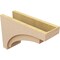 Ekena Millwork 9"W x 27"D x 18"H Classic Rivera Rough Cedar Woodgrain TimberThane Corbel, Primed Tan CORUR09X27X18RIVRCPR - alternate 6